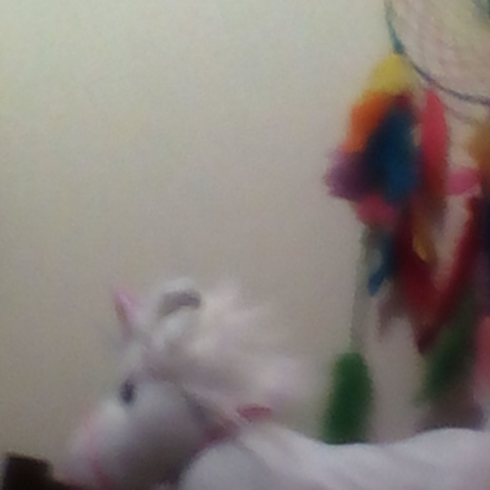 Unicorn stuffed animal you're very fluffy beautifu